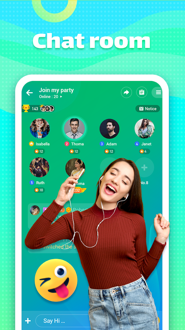 Ola Party - Live, Chat, Game & Party PC