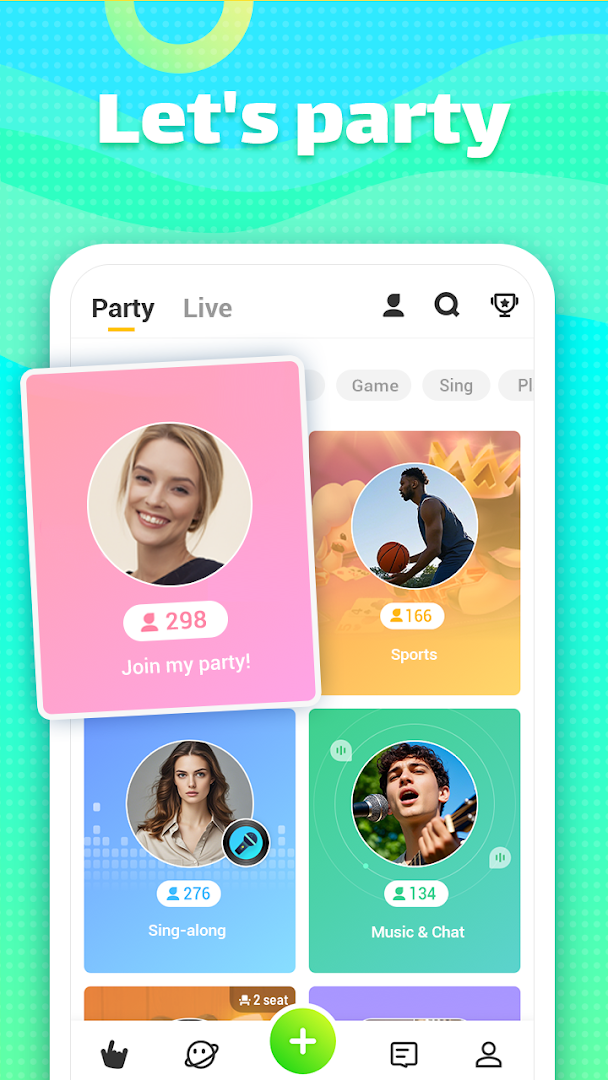 Ola Party - Live, Chat, Game & Party PC
