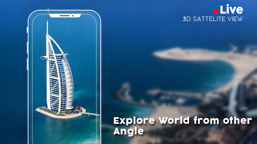 خريطة الأرض الحية 2024 الحاسوب