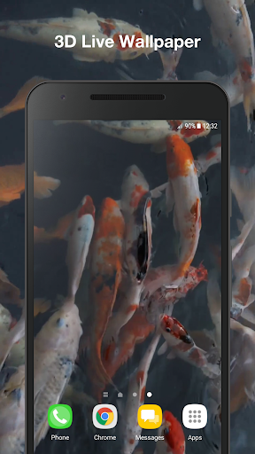 Echtes Aquarium Tapete