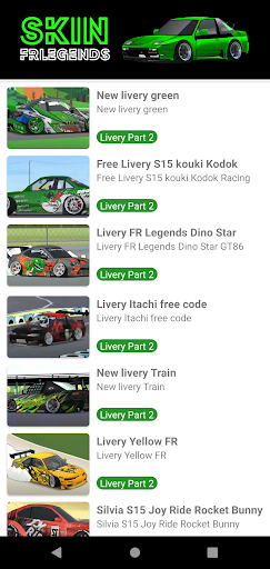 Skin FR Legends Livery Mod PC