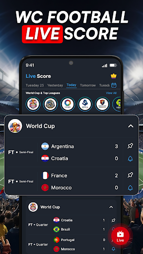 Football Live Score - Soccer পিসি