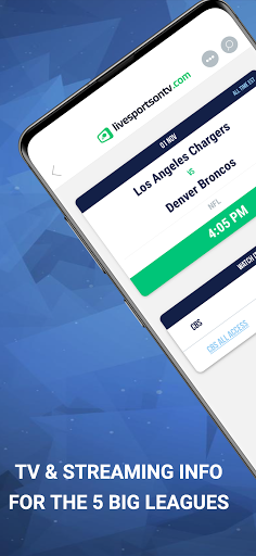 Live Sports On TV - Schedule PC