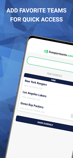 Live Sports On TV - Schedule PC