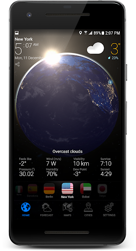 3D EARTH PRO - local forecast PC