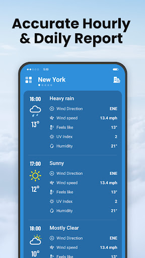 komputer Local Weather: Live Forecast