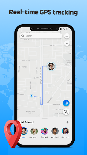 Phone Location Tracker via GPS پی سی