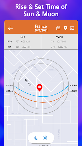 Sun & Moon Locator, Calendar PC