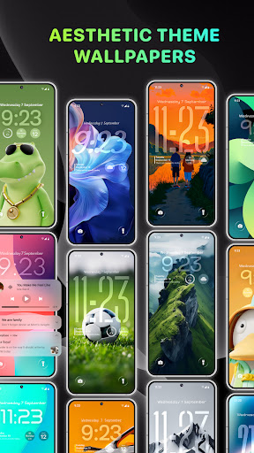 komputer Lock Screen, Widgets - YoLock