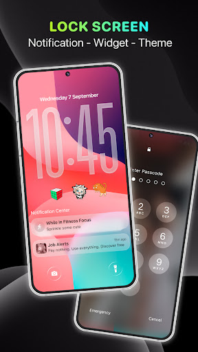 komputer Lock Screen, Widgets - YoLock