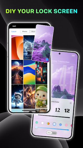 komputer Lock Screen, Widgets - YoLock
