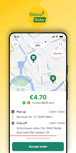 Glovo Rider for Couriers