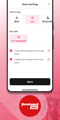 Yemeksepeti Express Kurye App