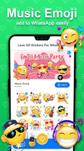 Emoji GIF Love Stickers For WhatsApp - Birthday