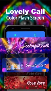Lovely Call Color Flash Screen