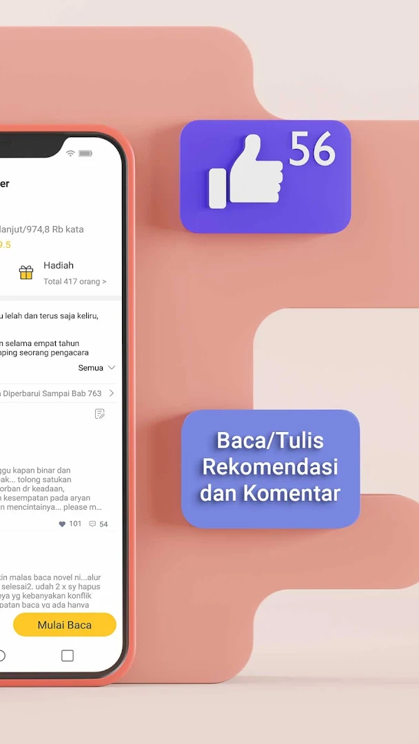 NovelMe - Baca webnovel dan love story tiap hari PC