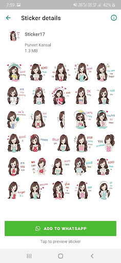 18+ Love Stickers app