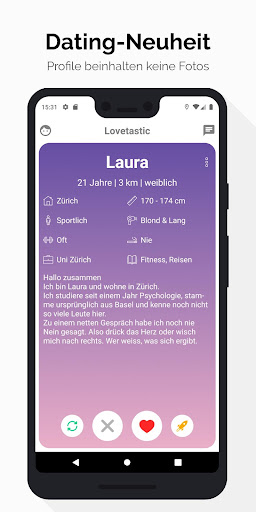 Lovetastic - Dating ohne Foto PC