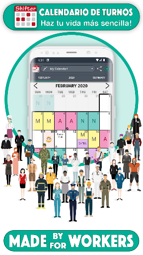 Calendario de Turnos PC