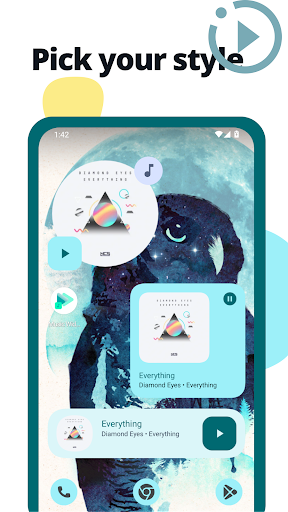 Music Widget Android 12 para PC