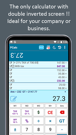 PCalc - Printing Calculator পিসি