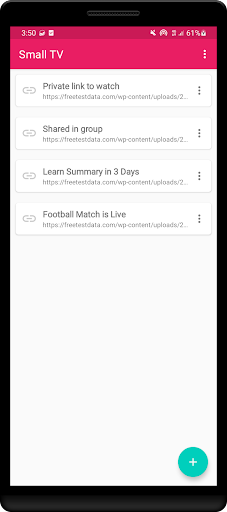 Small TV - Link • URL Player PC