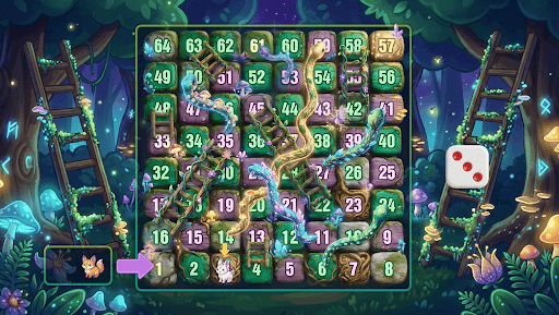 Lucky Snake Ladder Dice