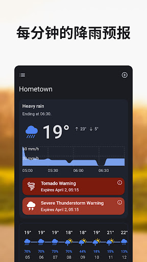 天气预报由 Rain Viewer 提供