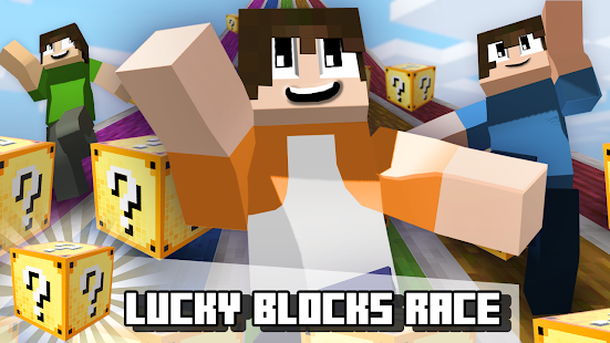 Download Lucky Block Race Map MCPE APK