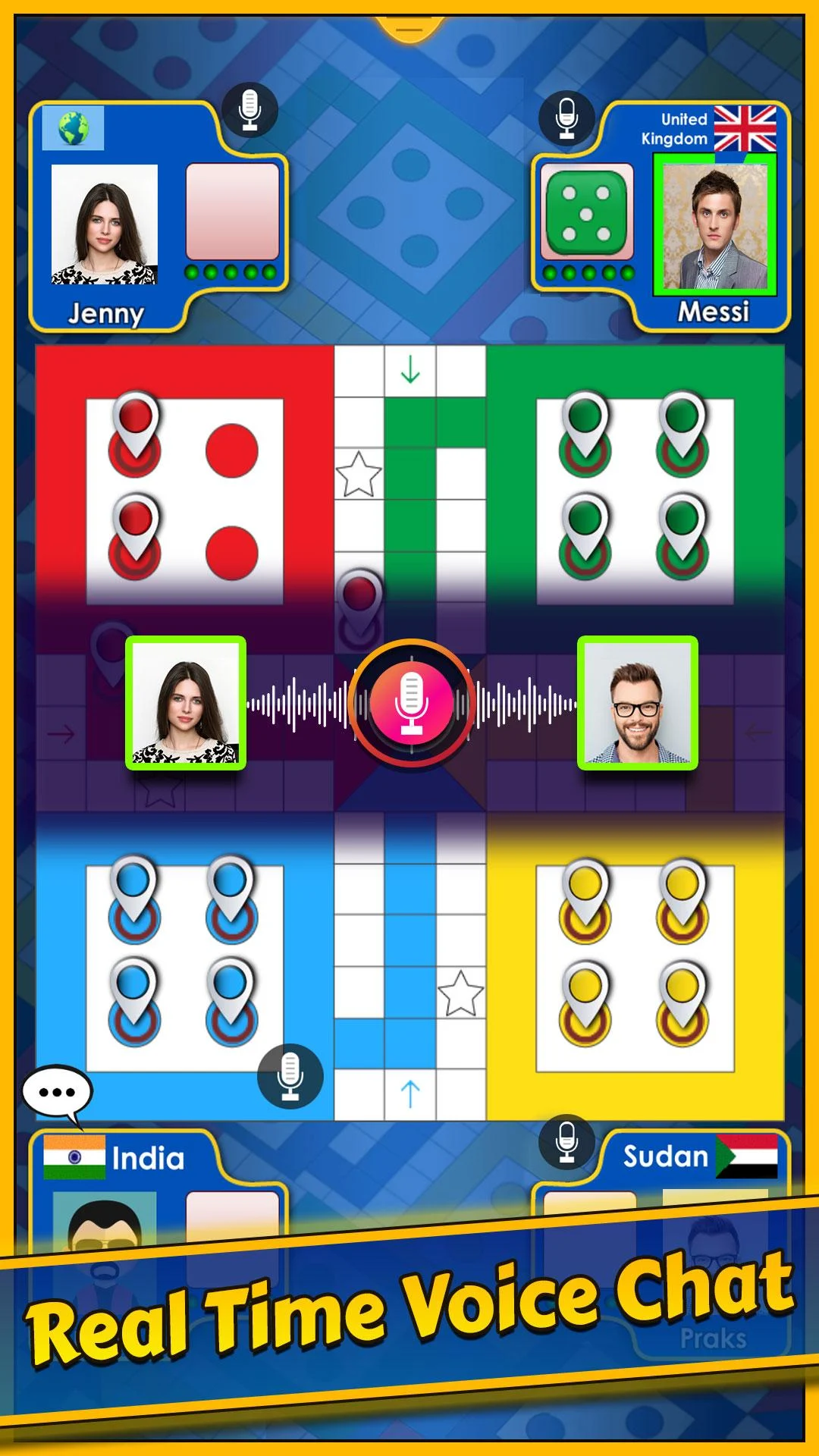 ة: ملك اللودو (™ Ludo King) الحاسوب