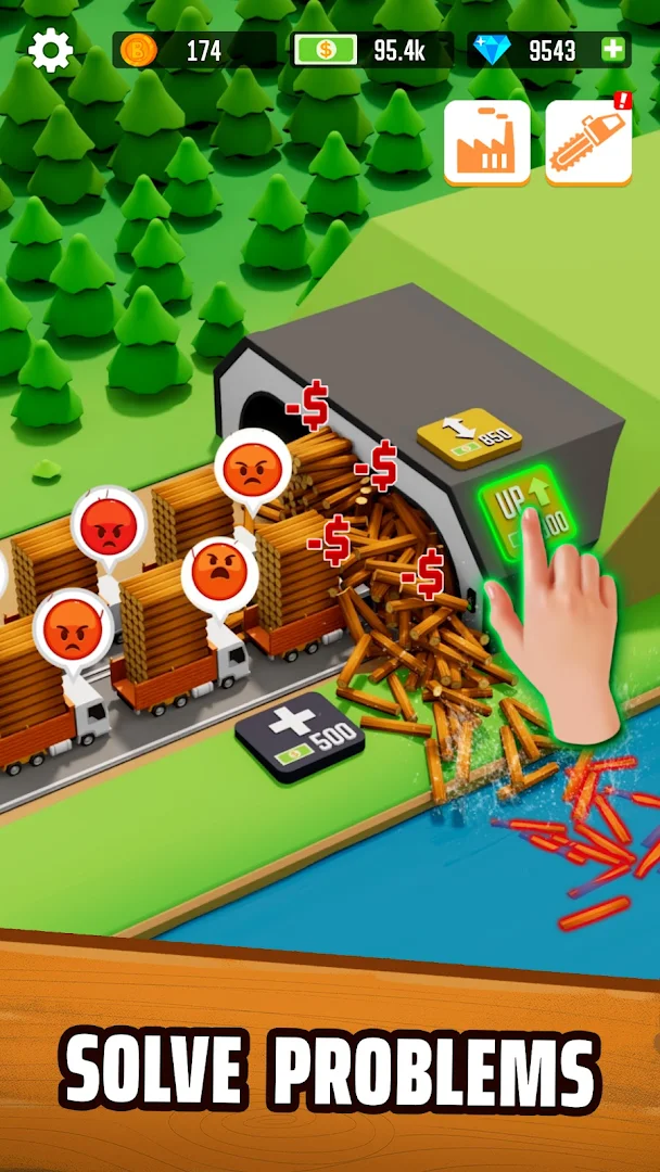 Idle Forest Lumber Inc: Timber Factory Tycoon PC