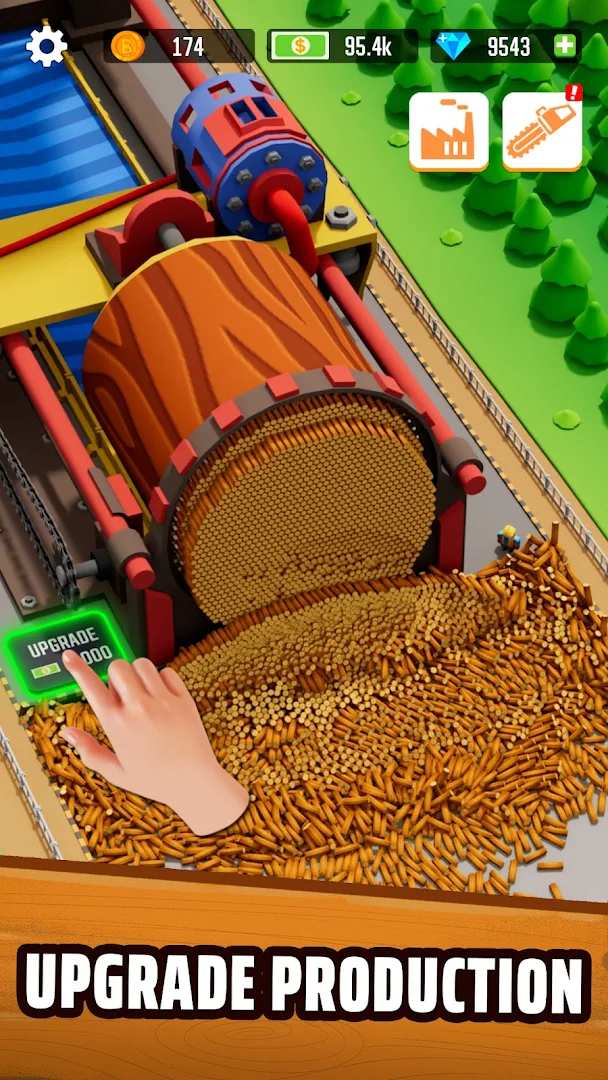 Idle Forest Lumber Inc: Timber Factory Tycoon PC