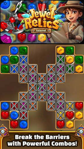 Isla Reliquias de Joya Match3