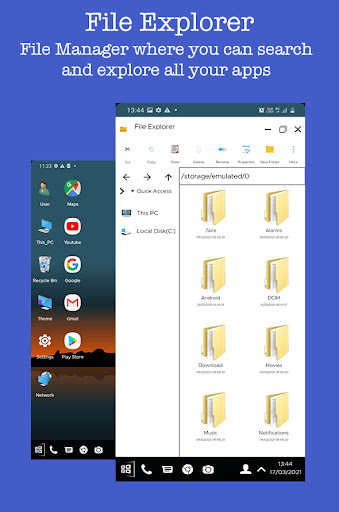 Computer Launcher - win style پی سی