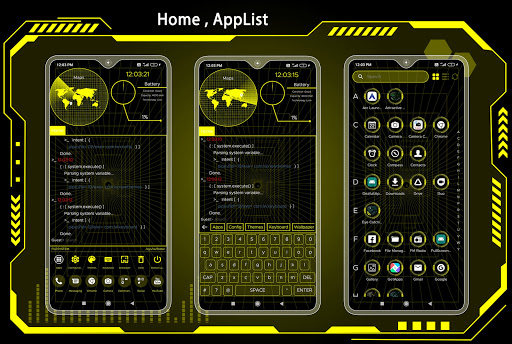 Cyber Hi-tech Launcher 2024 পিসি