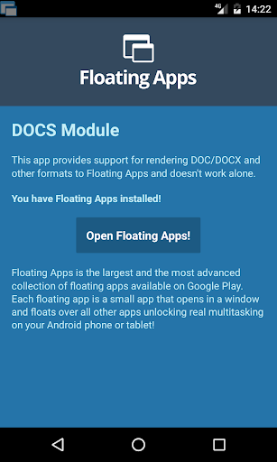 komputer Floating Apps - DOCS Module