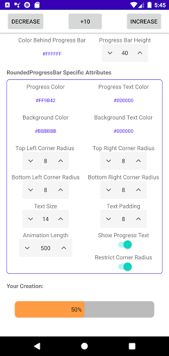 RoundedProgressBar Demo PC版