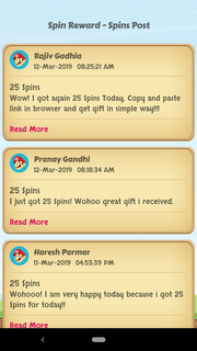 Spins Rewards - Updated Posts