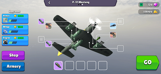 Bomber Ace: WW2 war plane game