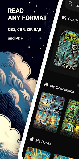 Comic Reader CBR, CBZ & PDF PC
