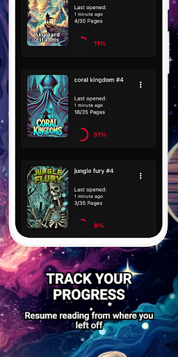 Comic Reader CBR, CBZ & PDF PC