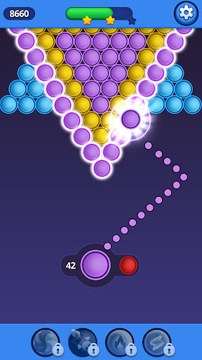 komputer Bubble Shooter Relaxing Game