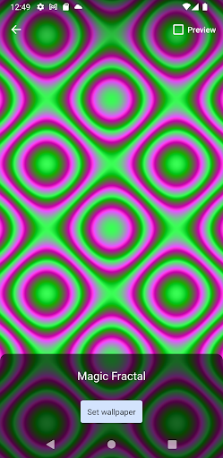 komputer Magic Fractal Live Wallpaper