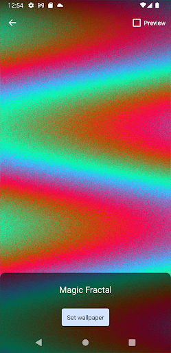 komputer Magic Fractal Live Wallpaper