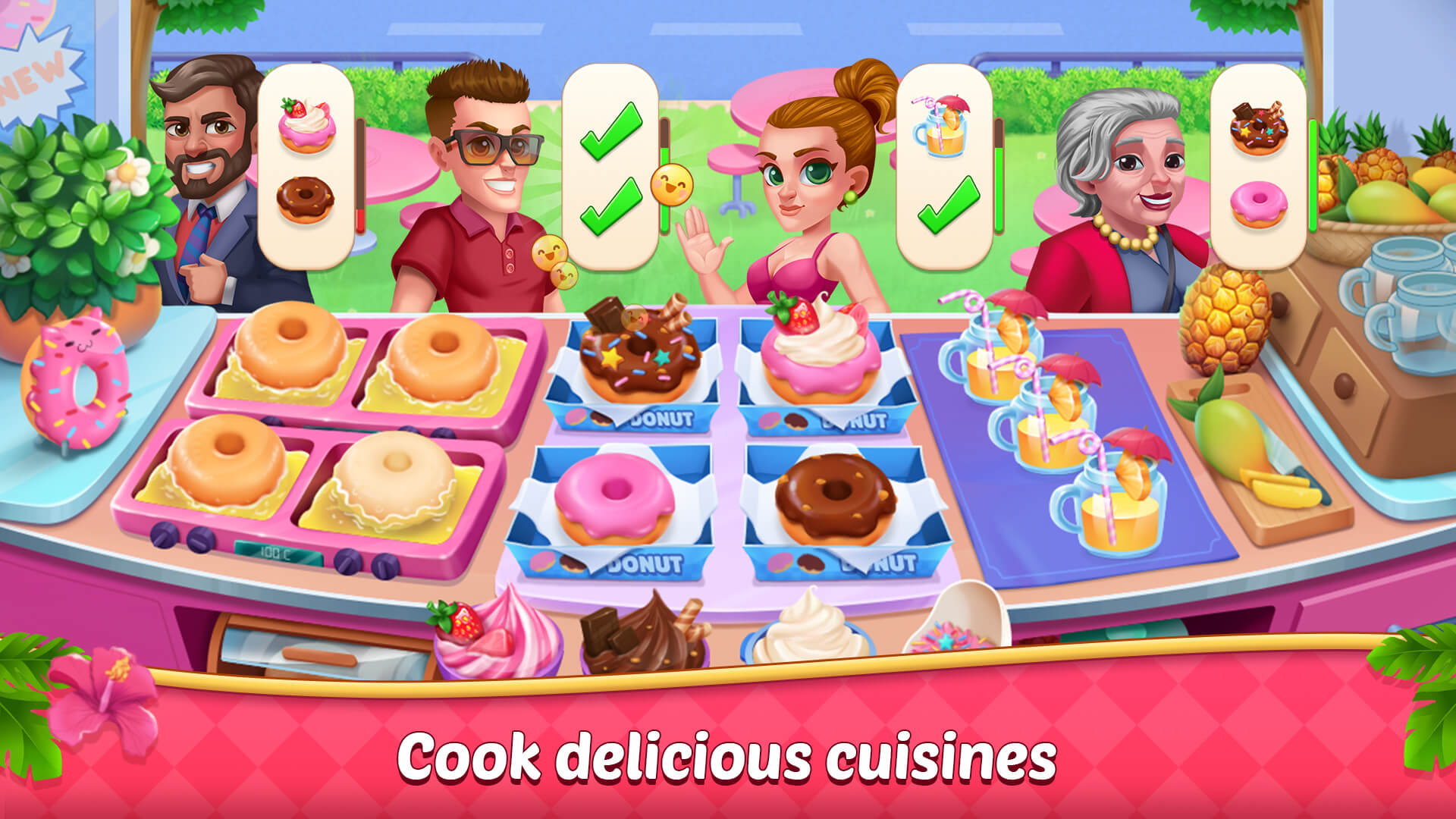 Kitchen Crush : Cooking Games PC