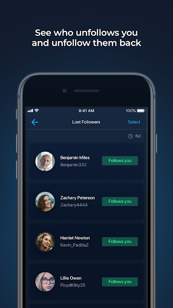 Followers+ Followers Analytics for Instagram PC