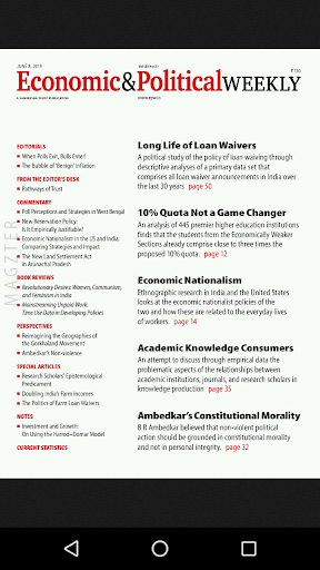 Economic and Political Weekly