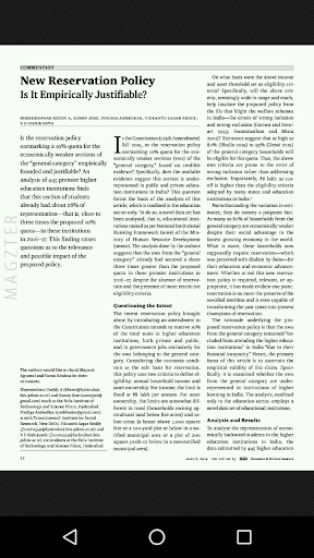 Economic and Political Weekly