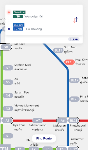 MRT เรือด่วน BTS รถไฟฟ้า ARL PC