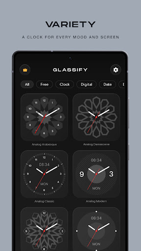 Glassify - Widgets & Themes PC